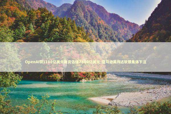 OpenAI获1100亿美元融资估值7300亿美元-亚马逊英伟达软银集体下注 新闻