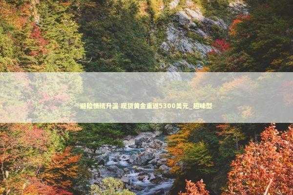 避险情绪升温 现货黄金重返5300美元_趣味型 新闻