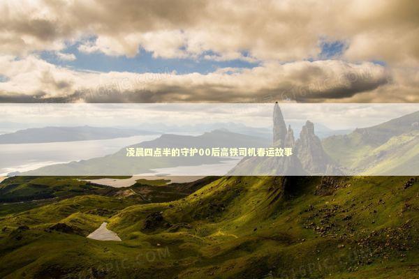 凌晨四点半的守护00后高铁司机春运故事 新闻