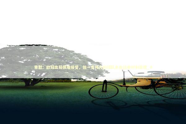 索默：欧冠出局很难接受，但一支伟大的球队会在这些时刻显现_6 新闻