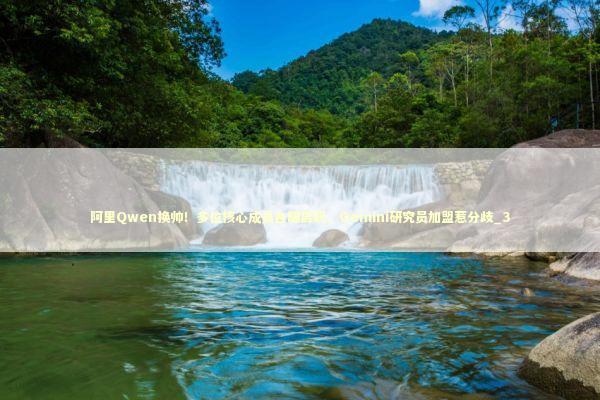 阿里Qwen换帅！多位核心成员自曝离职，Gemini研究员加盟惹分歧_3 新闻