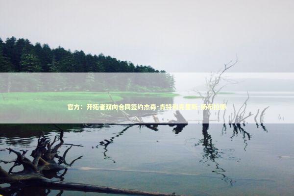 官方:开拓者双向合同签约杰森-肯特和克里斯-扬布拉德 官方:开拓者双向合同签约杰森-肯特和克里斯-扬布拉德 新闻